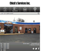 Tablet Screenshot of chicksservice.com